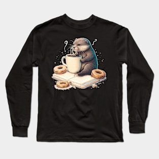 Reading Time is Otterly Fun Long Sleeve T-Shirt